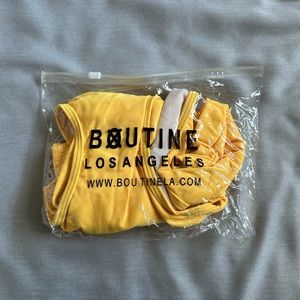 BOUTINELA yellow one-piece